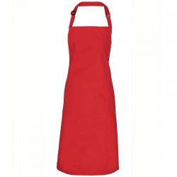 Plain 100% Polyester bib apron Premier 190 GSM